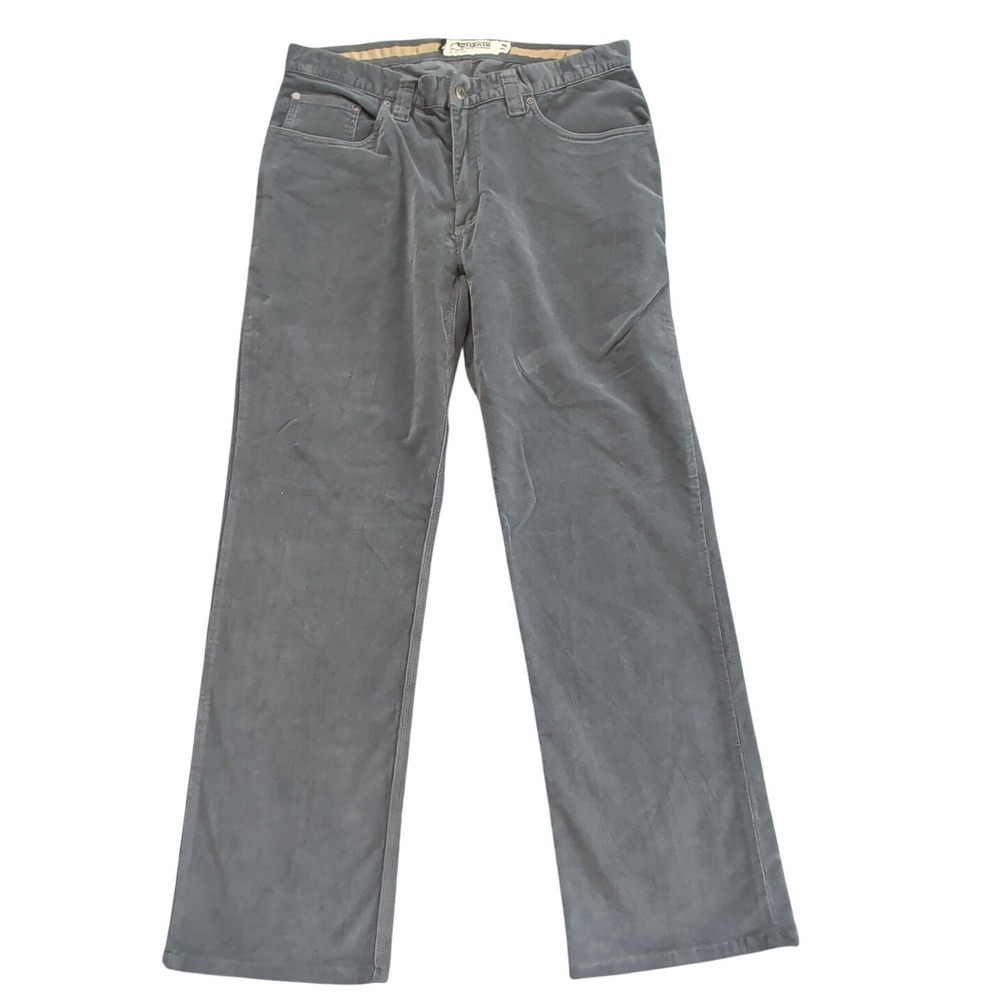 Mountain Khakis Canyon Cord Men's Size 36x34 (36x31) Gray Classic Fit Corduroy